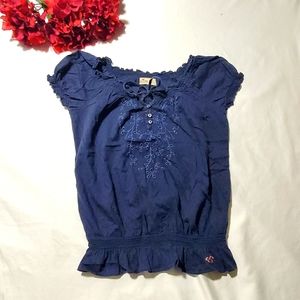 Hollister Blue Junior's top